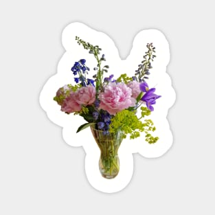Flowers in a Vase Floral gift for Mothers Day Magnet