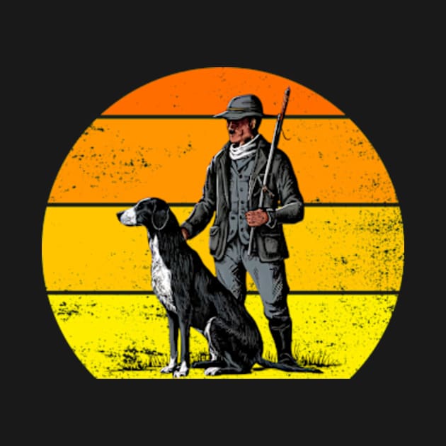 Bird Hunting for Hunter Men English Pointer Dog Graphic by madara art1