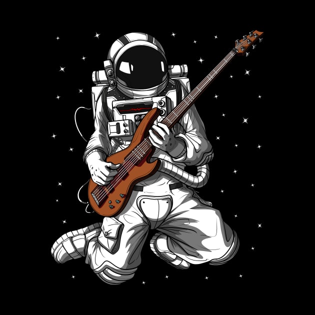 Astronaut Bass Guitarist by underheaven