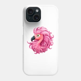 Pink Flamingo - Bad Hair Day Phone Case