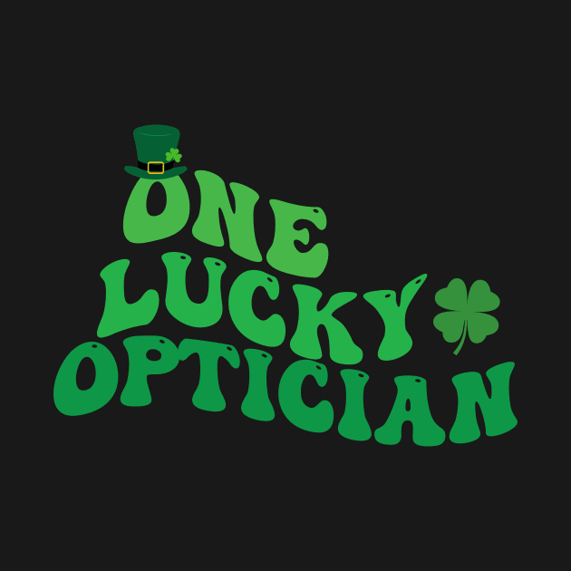 One Lucky Optician St Patrick's Day by Justin green