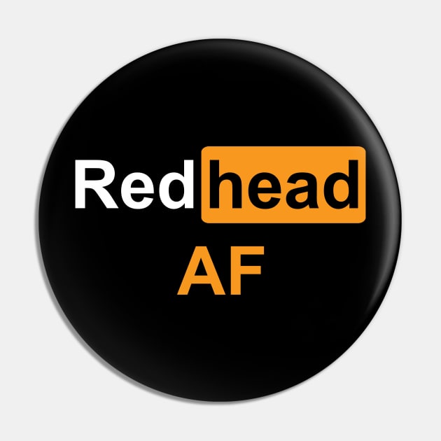 Redhead AF Pin by sqwear