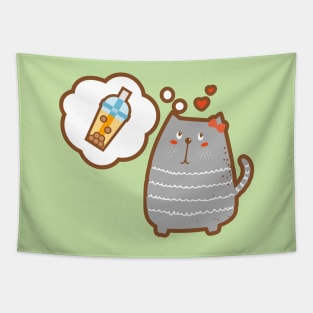 I dream of bubble tea Tapestry