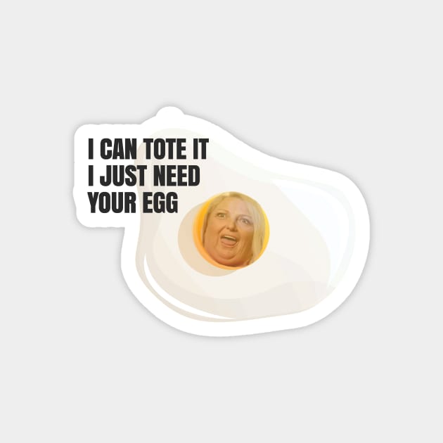 Angela Egg Magnet by Harvesting