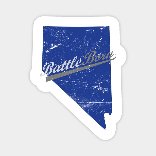 Battle Born Nevada state pride Magnet by driph