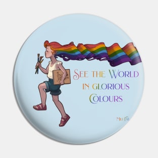 Mili Fay’s Rainbow Girl: See the World in glorious Colours Pin