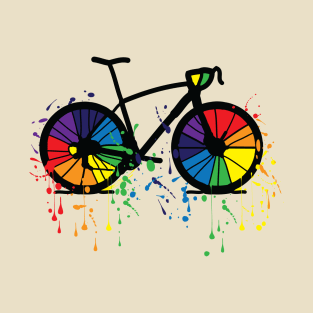 Rainbow bicycle 3 T-Shirt