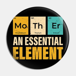 Womens Mother Periodic Table Elements of a Mother's Day Pin