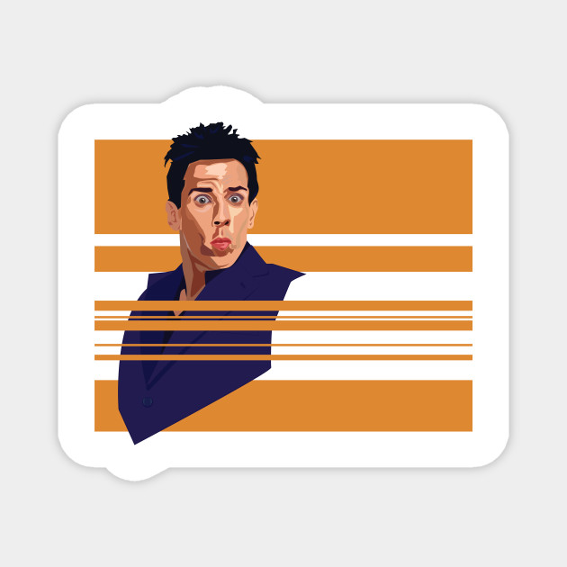 Zoolander Blue Steel Derek Zoolander Magnet Teepublic