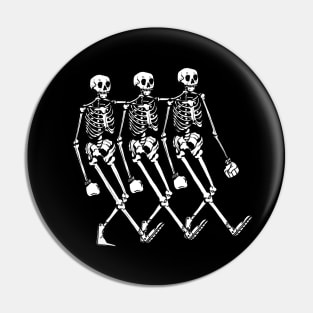 Funky Skeletons Pin