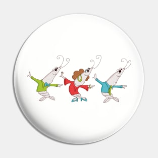 The Shrimp Dancers Pin