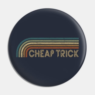 Cheap Trick Retro Stripes Pin