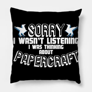 Papercrafters Unite Artistic Pillow