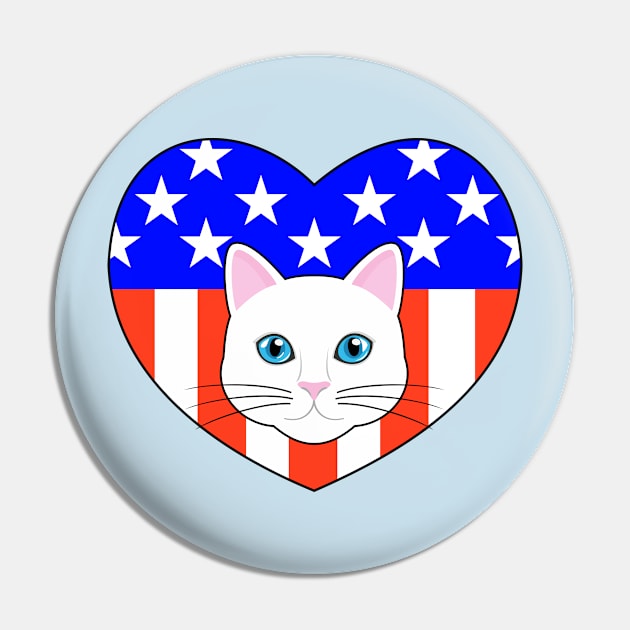 ALL AMERICAN CAT LOVER Pin by Cat In Orbit ®