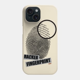 Hacker fingerprint Phone Case