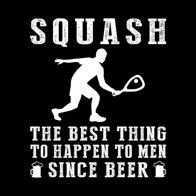 Smash and Sip: 'Squash - Better Than Beer & Wine' Funny T-Shirt by MKGift