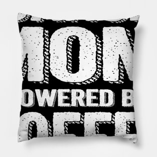 Funny Gift For Mom  Dance Mom Powered By Coffee Pillow