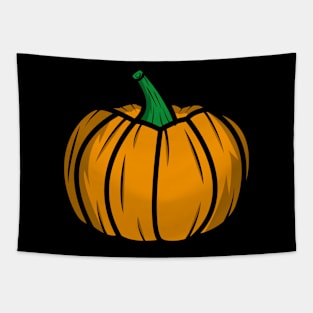 Pumpkin Vintage Illustration Tapestry