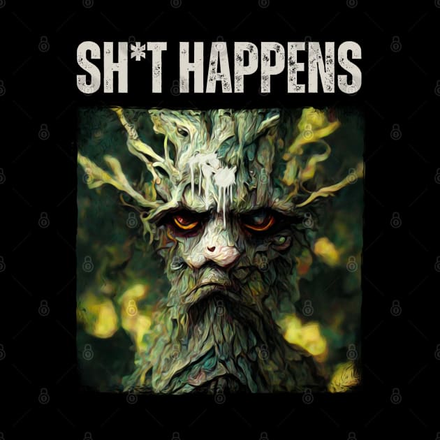 Sh*t Happens - Angry Ent - Fantasy Funny by Fenay-Designs