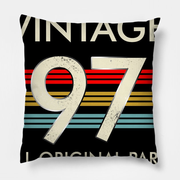 Vintage 1971 All Original Parts Pillow by Vladis