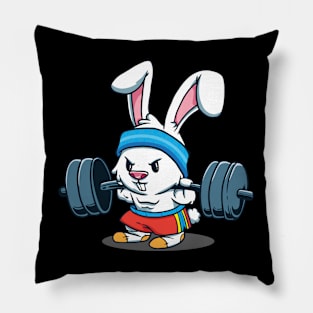 Gym Rabbit Hard Workout Pillow