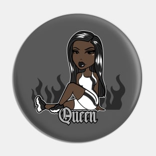 Queen Doll girl Black-Out v3.1 Pin