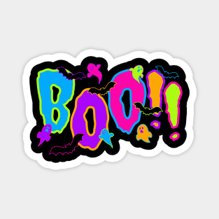 Boo! Spooky Halloween Magnet