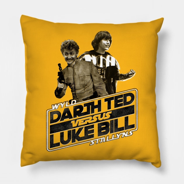 Darth Ted Vs Luke Bill v. 2tone version Pillow by GiMETZCO!