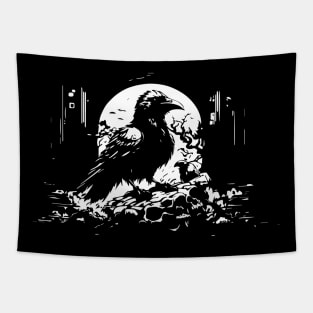 raven poe Tapestry