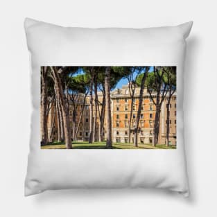 Roman Building Pillow