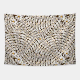 White magnolia flowers on a large area Tapestry