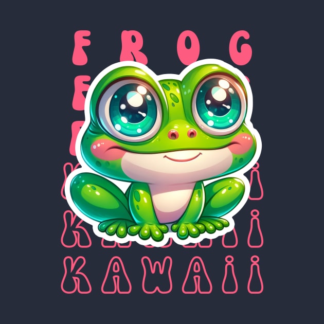 Kawaii Frog by TranquilAsana