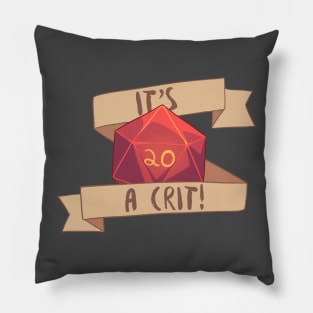 It's a Crit! Pillow