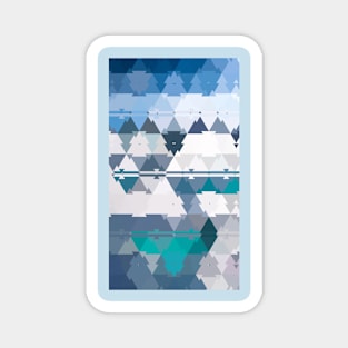 Sea colors background Magnet