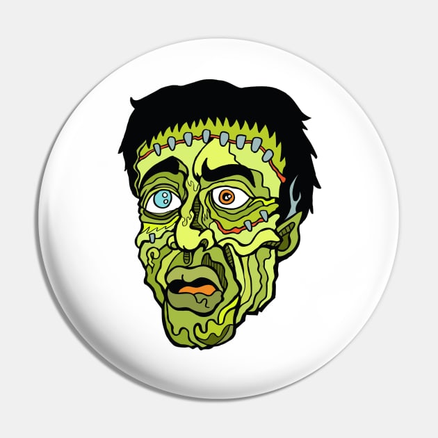Curse Of Frankenstein Pin by rossradiation