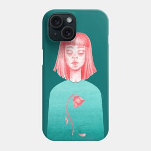 Frail illustration by shoosh Phone Case