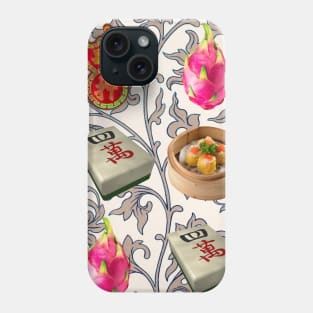 Made in Hong Kong Vintage Icons - Retro Street Style Floral Pattern Phone Case