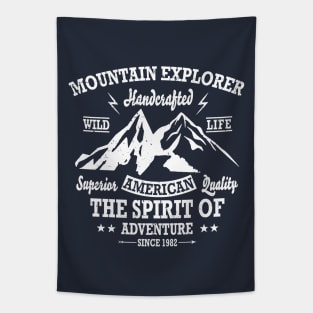 Mountain Explorer Adventure Spirit Tapestry