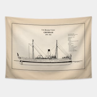 United States Revenue Cutter Gresham - SD Tapestry