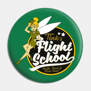 Tink's Flight School Pin