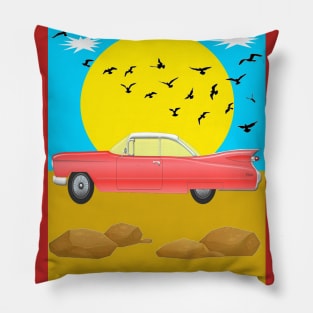 vintage cars old cars Pillow