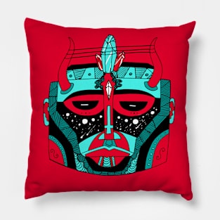 Turqred African Mask No 8 Pillow