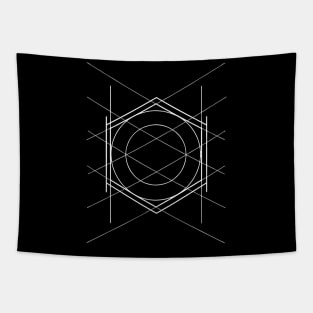 Geometric Spiral Tapestry