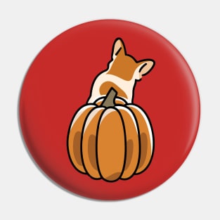 corgi butt pumpkin Pin