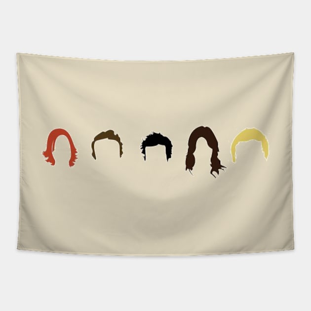 HIMYM Heads Tapestry by one-broke-kid