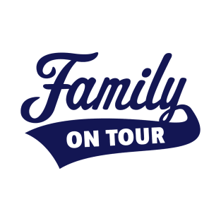 Family On Tour (Family Vacation / Navy) T-Shirt