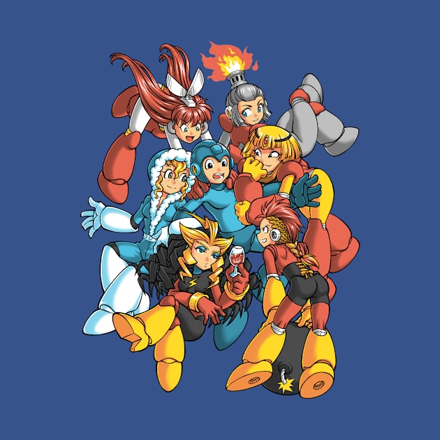 Robot Masters by CoinboxTees