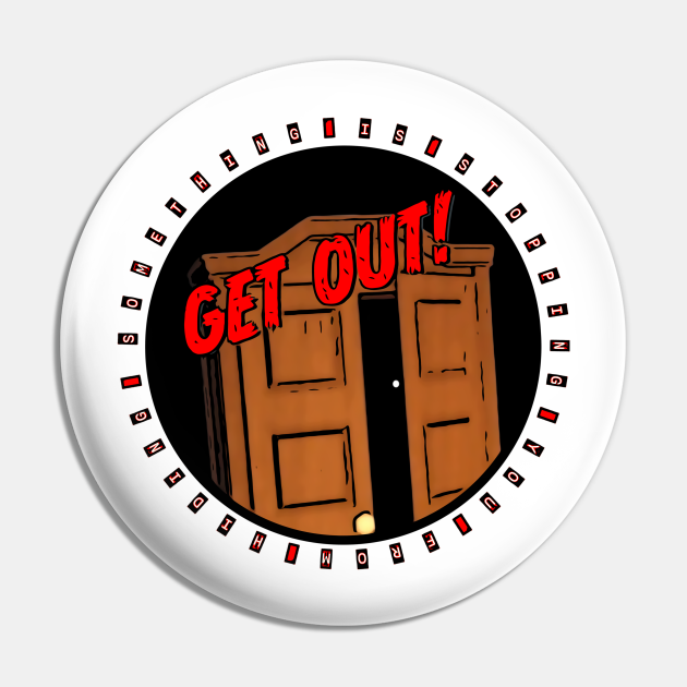 Get Out! Hide (Roblox Doors) Roblox Doors Pin TeePublic