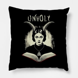 Dark Gothic Horror Unholy Pillow