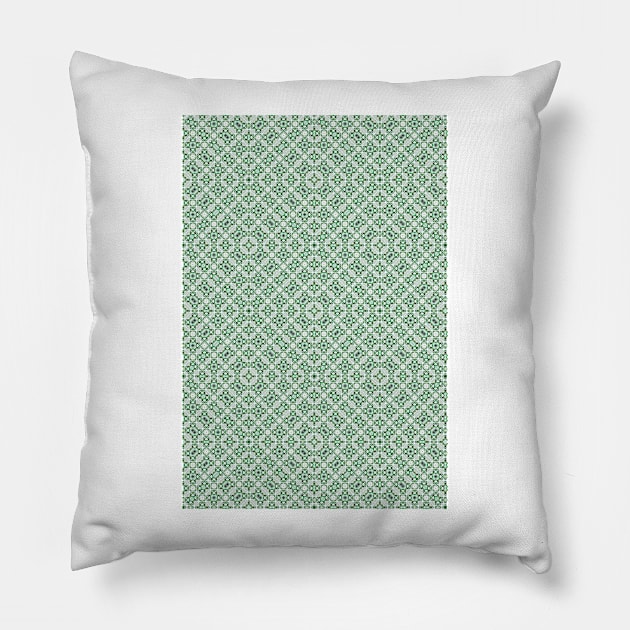 Garden Kaleidoscope 3 Pillow by mariakeady